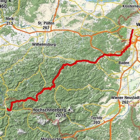 D Mariazell Heiligenkreuz Wien Hietzing Bergfex Radfahren Tour