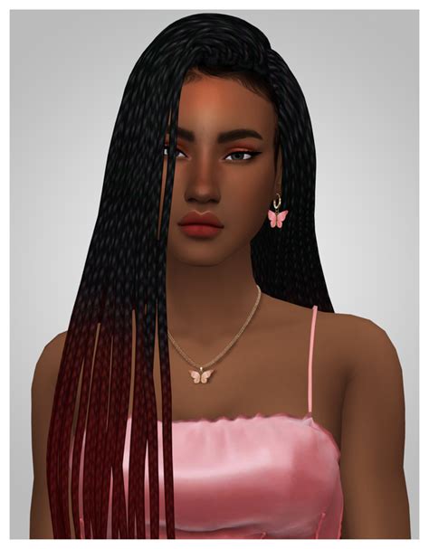 Nya Hair Aladdin The Simmer On Patreon Afro Hair Sims 4 Cc Sims Hair