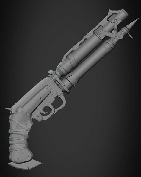 Fichier STL Overwatch 2 Junker Queen ShotGun pour Cosplay Modèle