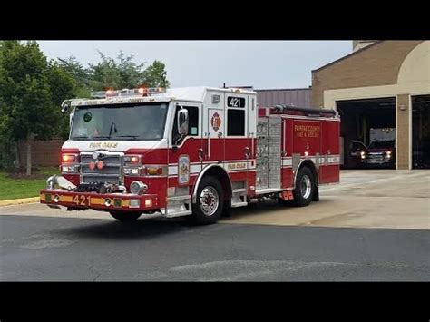 NEW Fairfax County Engine 421 And Medic 421 Responding YouTube