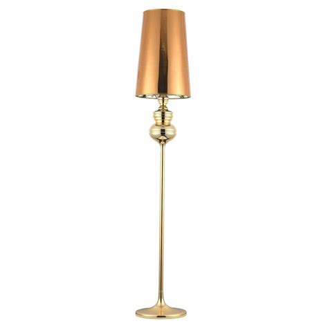 Lampa podłogowa QUEEN F złota 175 cm stylowy dodatek do salonu