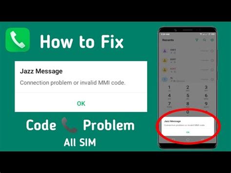 How To Fix Connection Problem Or Invalid MMI Code How To Fix Invalid