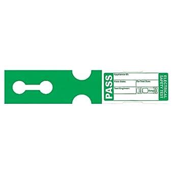 X Tough Tag Pat Testing Labels Passed Amazon Co Uk Business