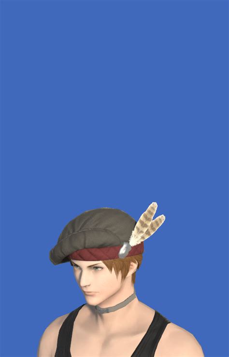 Dated Velveteen Beret Black Gamer Escape S Final Fantasy Xiv Ffxiv