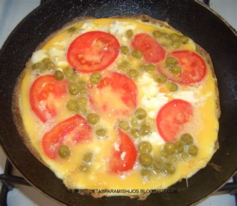 Recetario Spanglish Para Mis Hijos Omelette De Blue Cheese Queso Azul