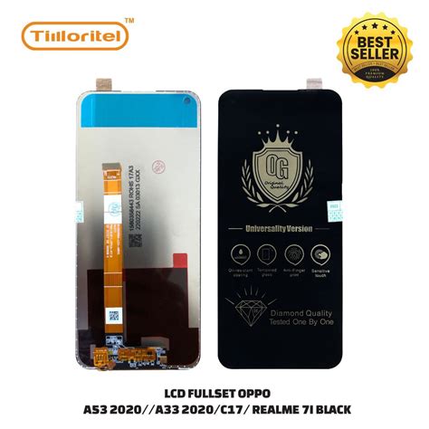 Jual Lcd Touchscreen Oppo A53 2020a33 2020 C17 Black Shopee Indonesia