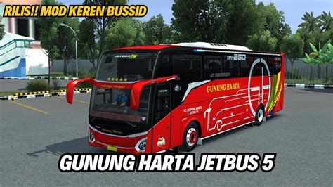 RILIS Jetbus 5 Gunung Harta Hino RM280 Full Air Suspension By Asxfm