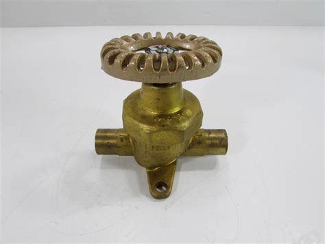 NEW HENRY GOLDEN BANTAM PACKLESS GLOBE REFRIGERATION SHUT OFF VALVE