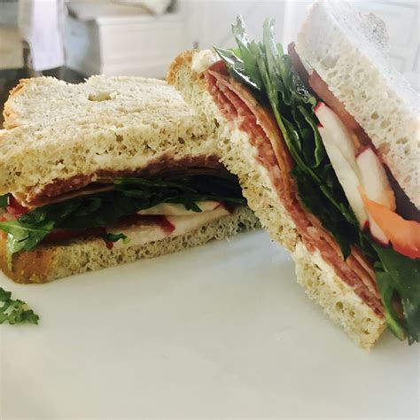 Gluten Free Organic Salami and Soppressata Sandwich – Tina Majerle