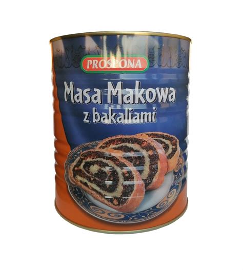 Masa Makowa Z Bakaliami Kg Prospona Oficjalne