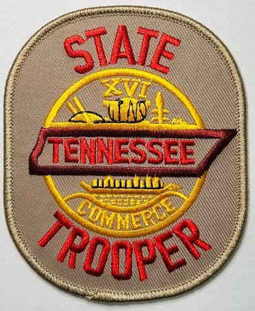 Dave S Uniforms LLC TENNESSEE STATE TROOPER SHOULDER PATCH