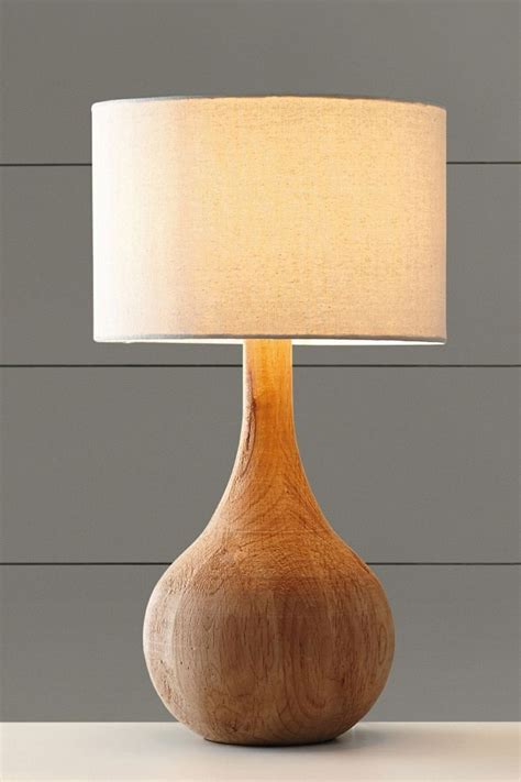 Wooden Base Table Lamp From Next Home Wooden Table Lamps Table Lamp