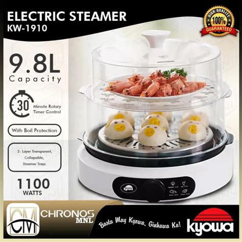 Chronos Kyowa Electric Food Steamer Liters Capacity Kw