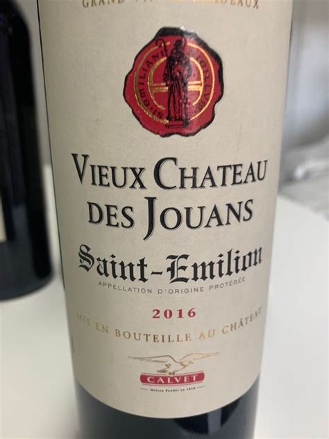 2018 Calvet St Émilion Vieux Château Les Jouans France Bordeaux