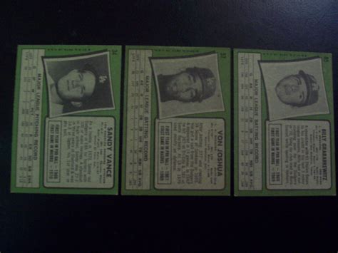 LOT OF 6 DIFFERENT 1971 LOS ANGELES DODGERS TOPPS BASEBALL CARDS EX EBay