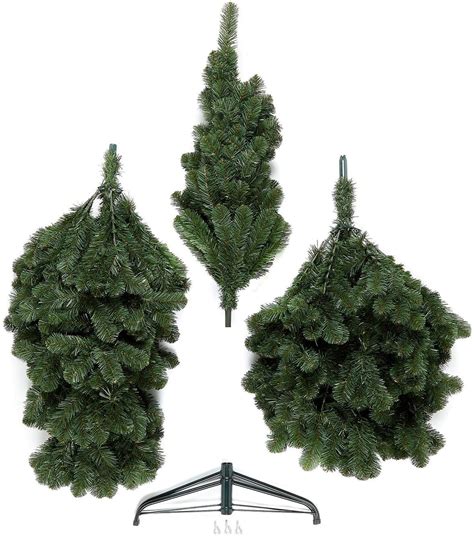 Green Pine Bushy Artificial Christmas Tree With Foldable Metal Etsy