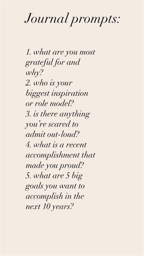 Journaling prompts – Artofit