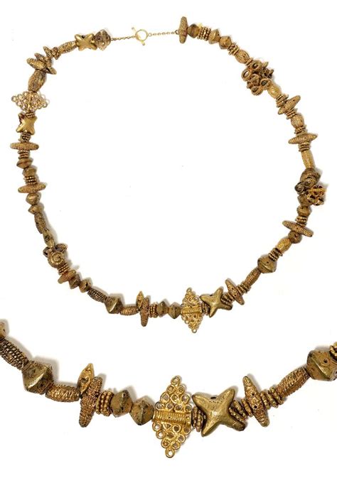 Ghana Necklace From The Asante People Gold Alloy Est 3000 4000