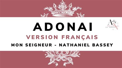 ADONAI - Nathaniel Bassey en français | Reprise par Fille et Disciple ...