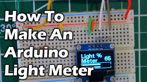 How To Make An Arduino Light Meter YouTube