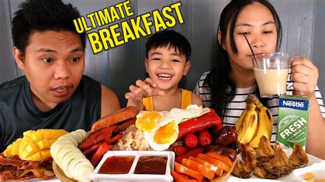 FILIPINO BREAKFAST MUKBANG | PINOY ALMUSAL - YouTube