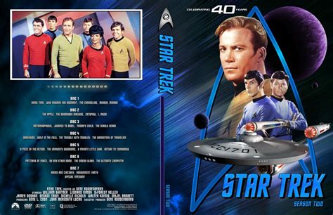 Star Trek Tos Season 2 Tv Dvd Custom Covers 13983st Tos Colors