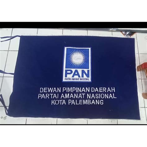 Jual Bendera Pataka Partai Pan Ukuran 90cm X 135cm Shopee Indonesia