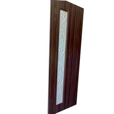 Swing Polished 28mm White Solid PVC Membrane Door For Interior At Rs