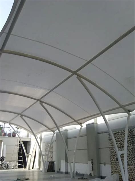 Tunnel Tensile Membrane Car Parking Structures Paint Coated At Rs