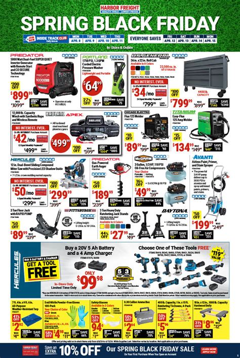 Harbor Freight Tools Spring Black Friday 2024 Ad And Deals