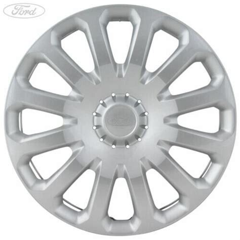 Set Of Four Brand New Genuine Ford Fiesta Wheel Trim Hub Cap Silver