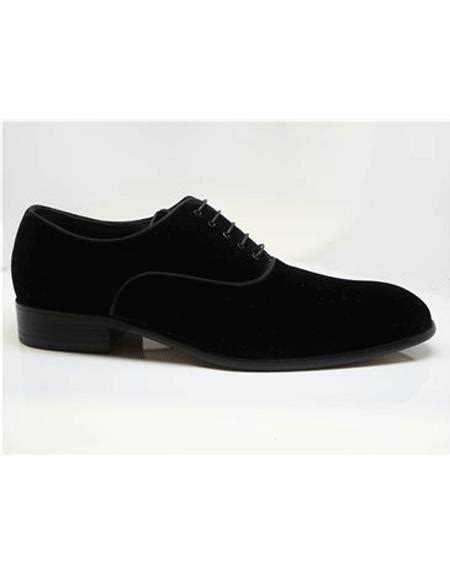 Black Carrucci Perfect For Wedding Mens Tuxedo Shoe