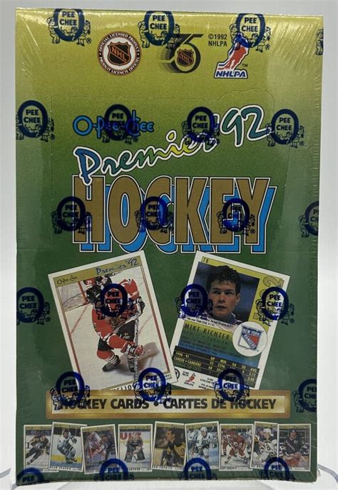 O Pee Chee Premier Hockey Sealed Box Froggers House Of Cards