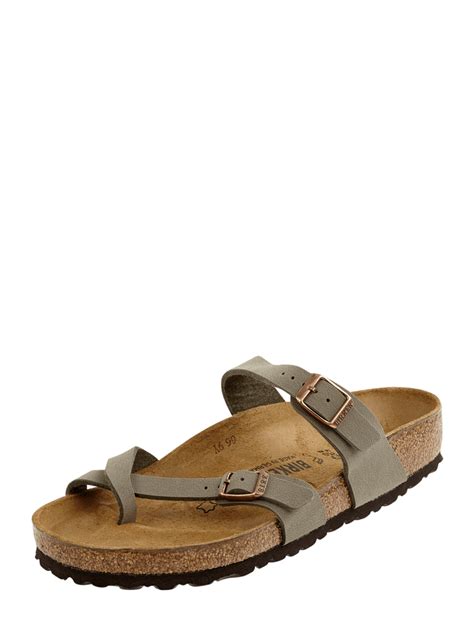 Birkenstock Sandalen Aus Birko Flor Modell Mayari Schlamm Online Kaufen