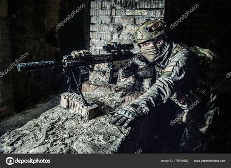 marksman  action stock photo  zabelin