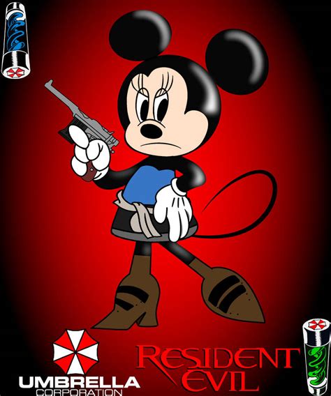 Minnie Mouse As Jill Valentine Resident Evil By Fanvideogames On Deviantart