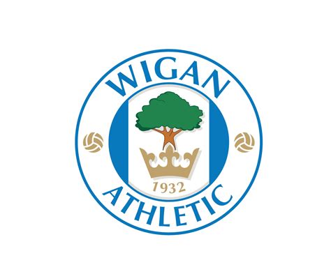 Wigan Club Logo Symbol Premier League Football Abstract Design Vector ...