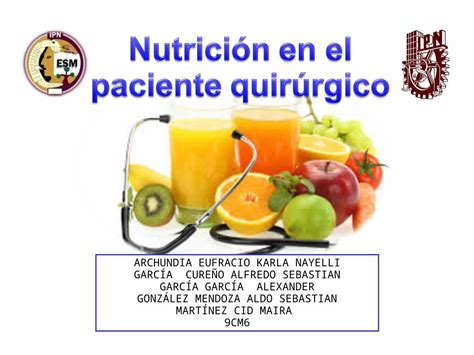 PPT Nutrición en El Paciente Quirurgico Y sus cuidados DOKUMEN TIPS