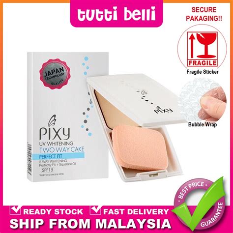 Pixy Uv Whitening Spf Way Cake G Makeup Compact Powder Bedak