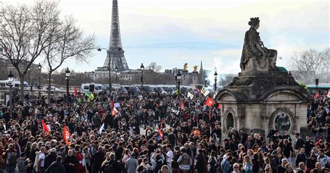 In Paris Protests Over Pension Law Take On A Hint Of Menace The New