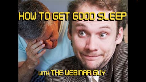 How To Get Good Sleep Youtube