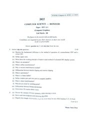 File Cu B Sc Honours Computer Science Semester Paper Sec A