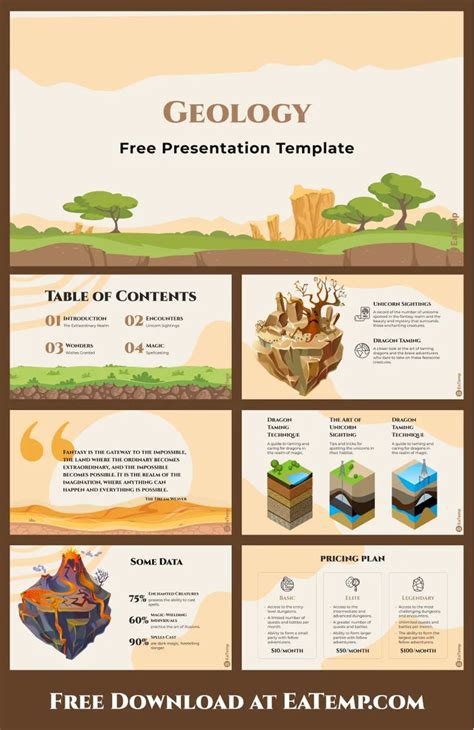 Geology Powerpoint Template Igneous Sedimentary And Metamorphic