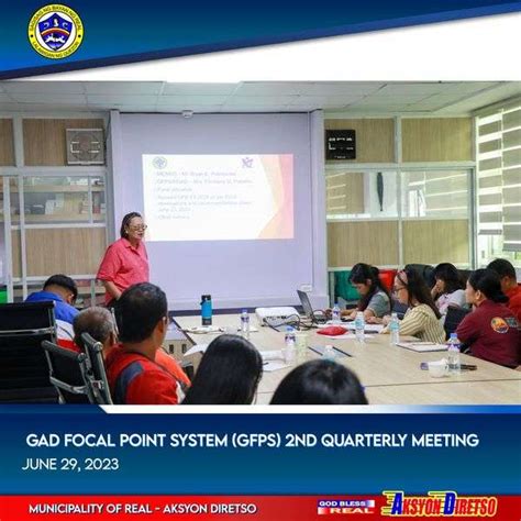 Gad Focal Point System Gfps 2nd Quarterly Meeting