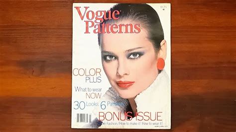 1979 March April Asmr Magazine Flip Through Vogue Patterns W Lena