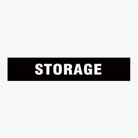 STORAGE SIGN – Get signs