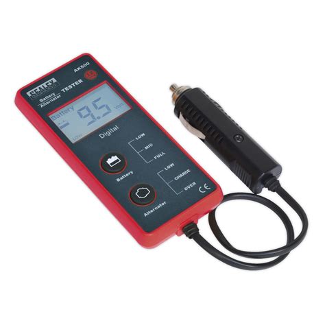 Battery And Alternator Tester 12v Lcd Screen Huttie