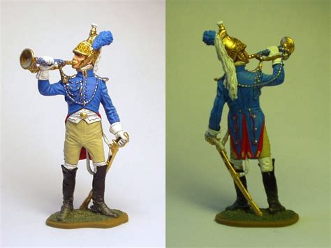 Trumpeter Dragoon Of The Guard France 1810 Tin Figure 54mm Etsy