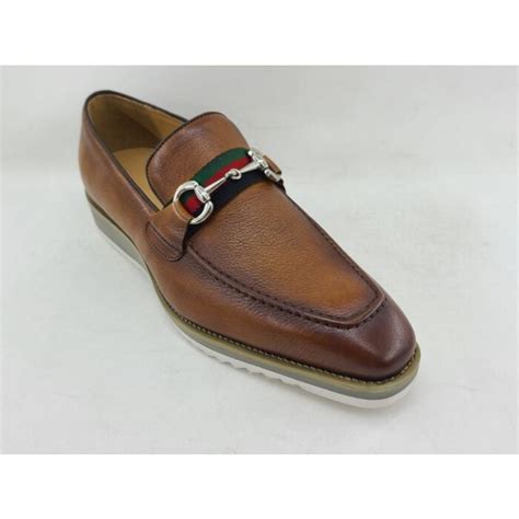 Carrucci Mens Dress Shoe Slip On Buckle Loafer Ks515 07