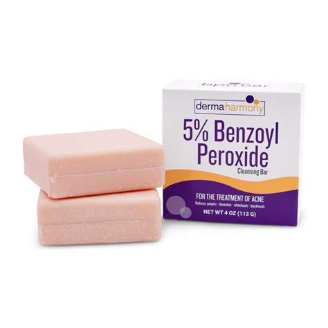 5 Benzoyl Peroxide Cleansing Bar Bpo Soap Dermaharmony